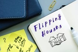 Flipping,Houses,Phrase,On,The,Page.